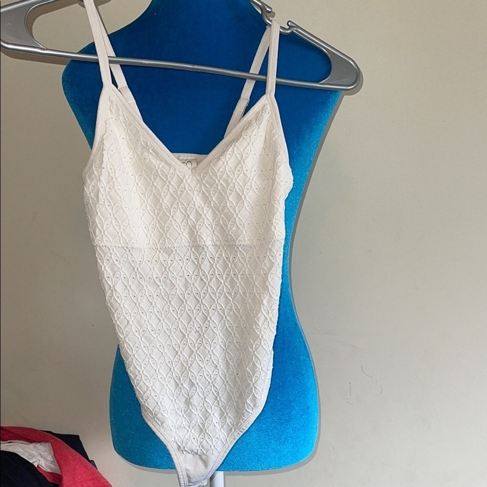 Jessica Simpson White/cream Lace Bodysuit